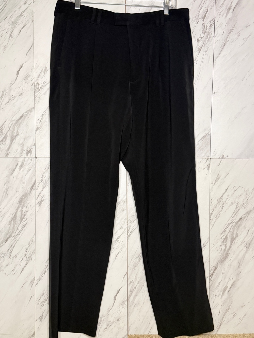 3/$50 H&M Mens Black Relaxed Fit Tailored Straight Leg Dress Pants Size 34